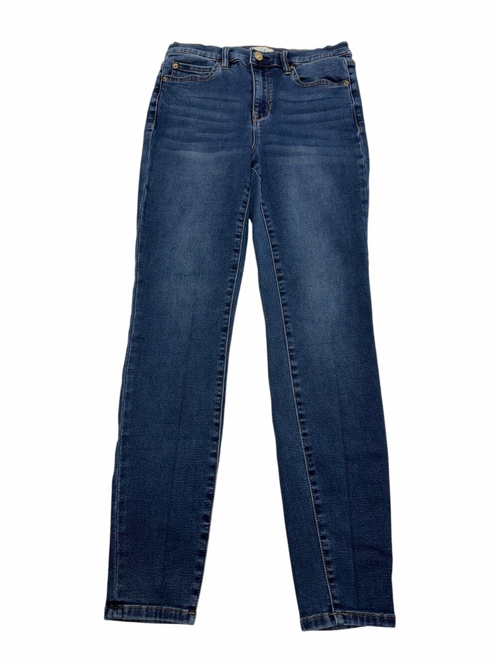 NICOLE MILLER Women’s 8 ANKLE SKINNY HIGH RISE Blue Jeans